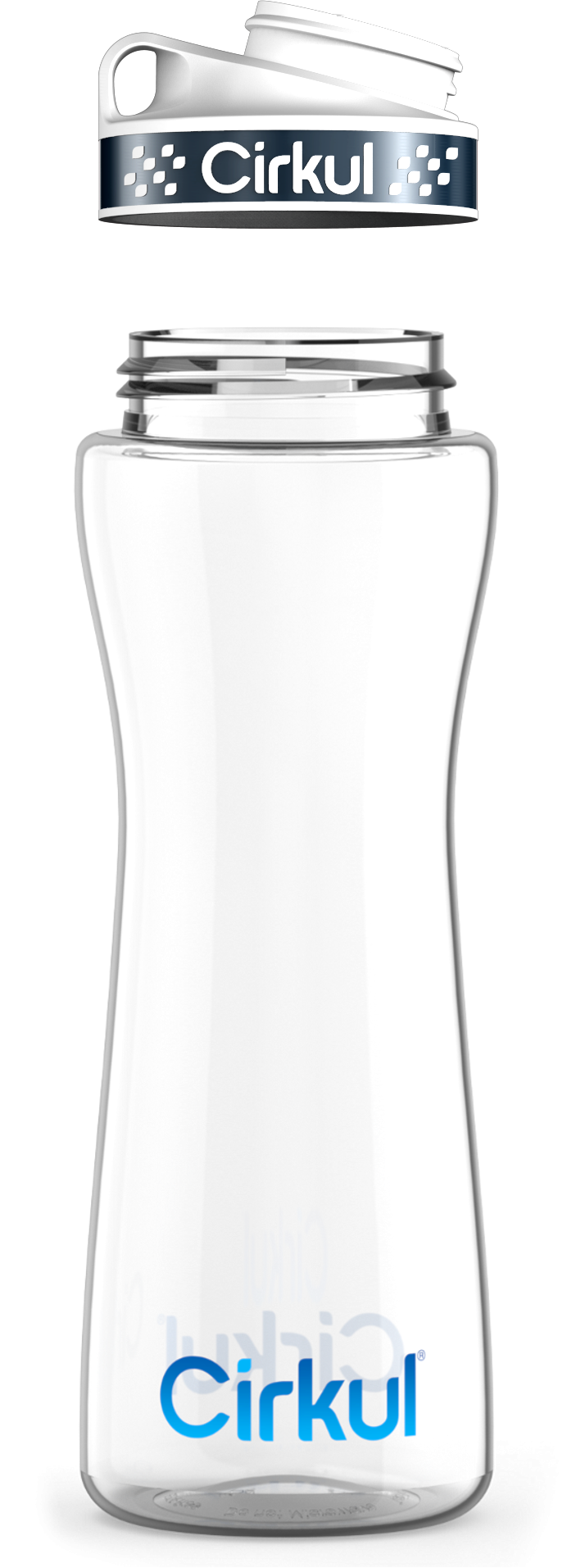 Custom 32oz. Plastic Bottle & Comfort Grip Lid