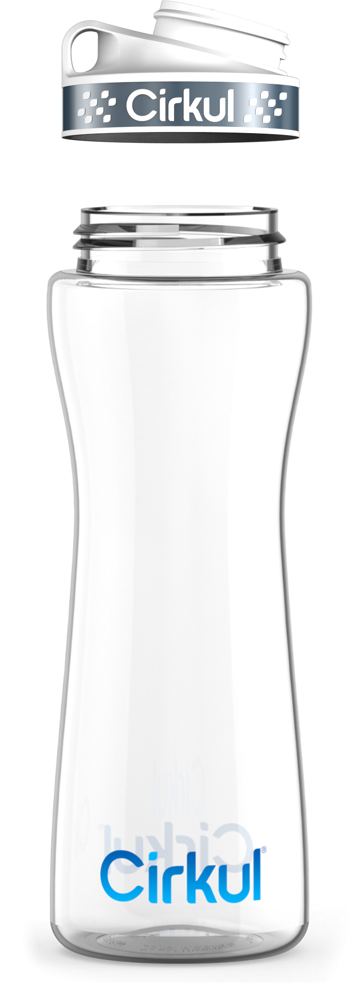 Custom 32oz. Plastic Bottle & Comfort Grip Lid