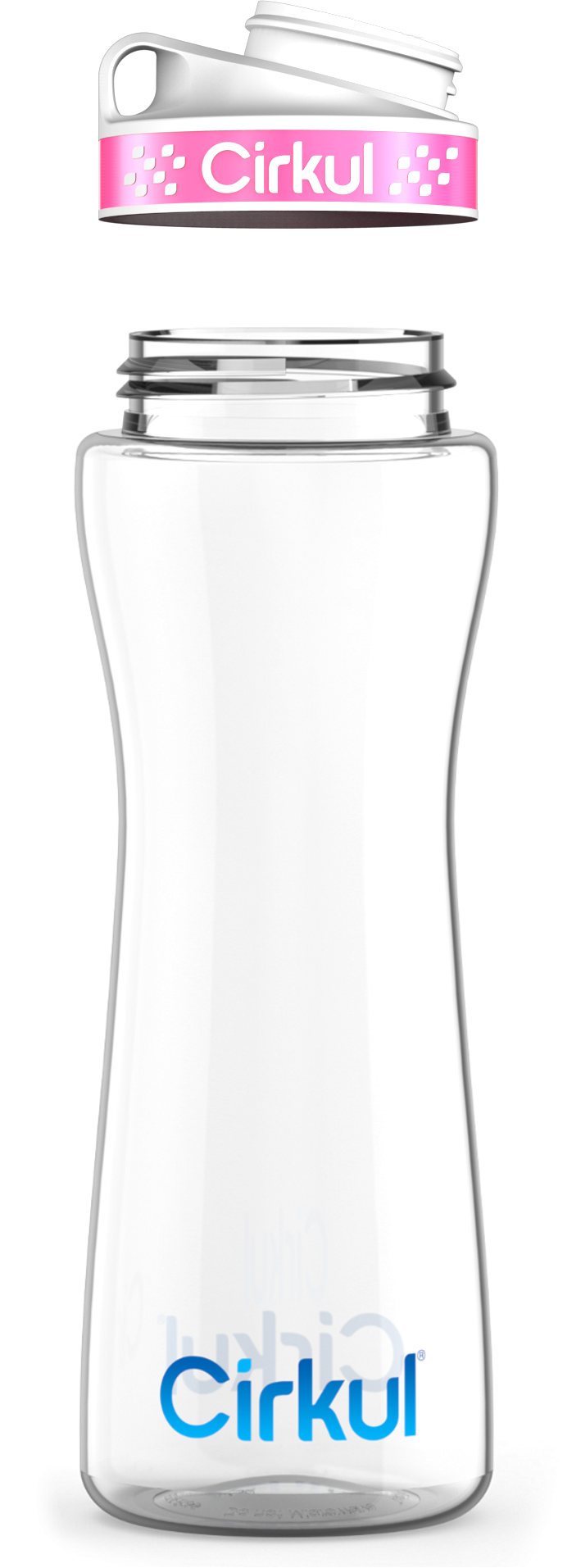 Custom 32oz. Plastic Bottle & Comfort Grip Lid